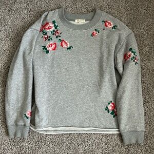 Madewell Embroidered Sweatshirt
